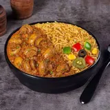 Mushroom Do Pyaza Rice Bowl