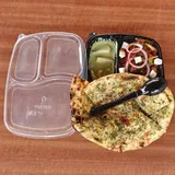 Veg Stuffed Kulcha With Chana Masala Mini Meal