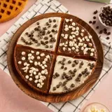 Black & White Chocolate Waffle Cake