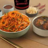 Veg Manchurian + Veg Schezwan Noodles + Dry Noodles