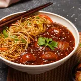 Veg Manchurian Hakka Noodle Bowl