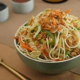 Veg Burnt Garlic Noodles Bowl