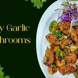 Chilly Garlic Mushrooms