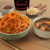 Paneer Chilli + Veg Schezwan Noodles + Dry Noodles