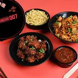 Chicken Manchurian + Chicken Schezwannoodles + Dry Noodles