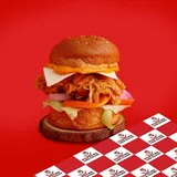 Tex-Mex Fried Chicken Burger