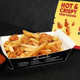 Chicken Popcorn Peri Peri Fries