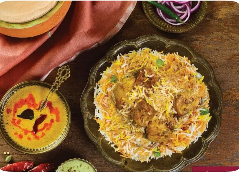 Tandoori Soya Chaap Biryani