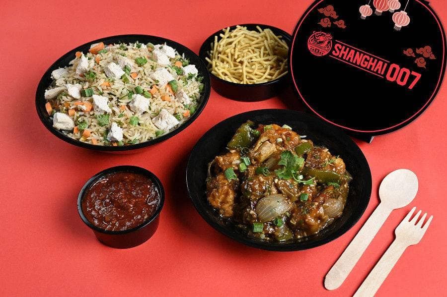 Chicken Chilli + Chicken Fried Rice + Dry Noodles