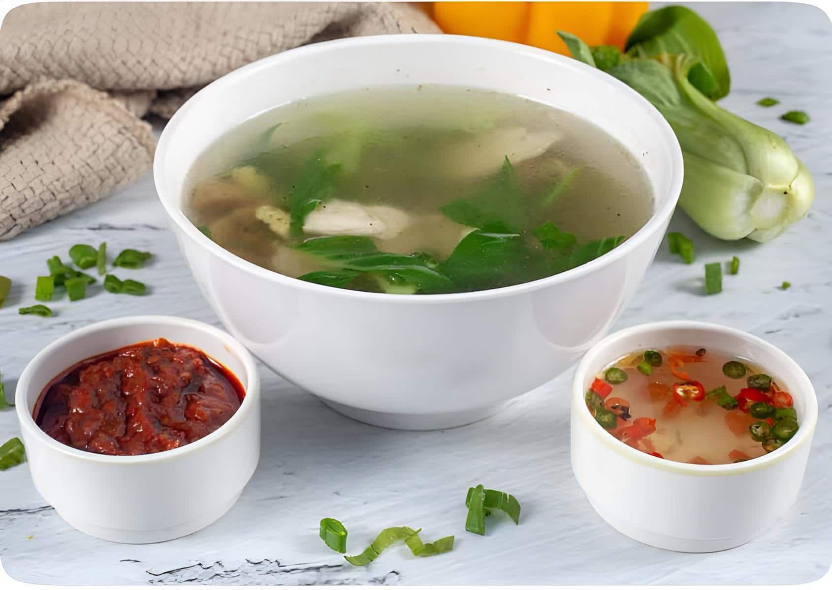 Chicken Lemon Coriander Soup