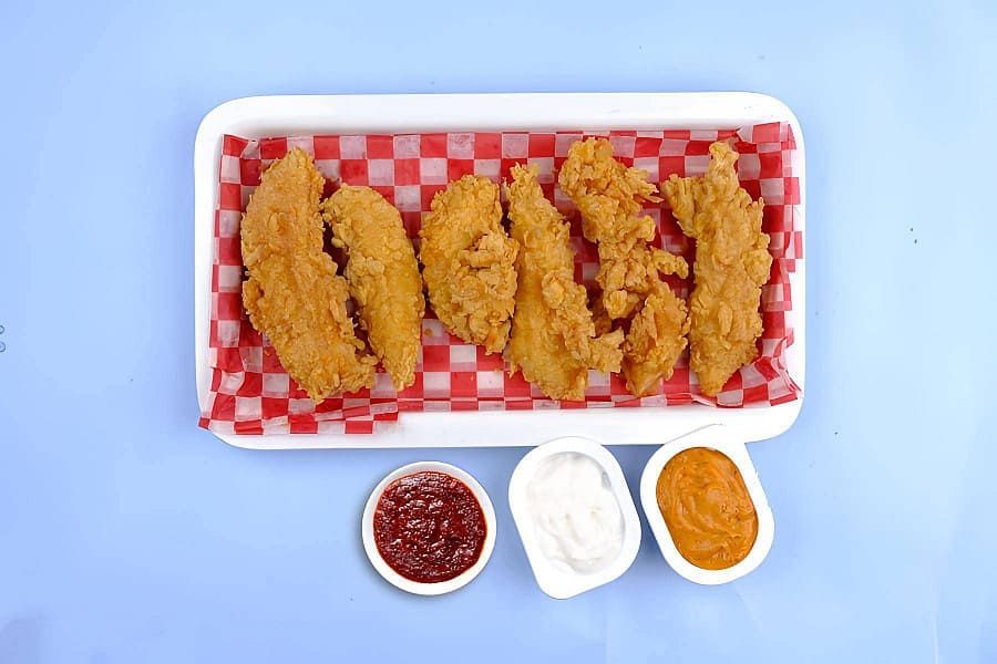 Crunchy Chicken Strips [6 Pcs]