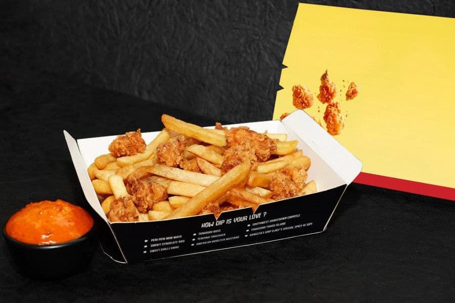 Chicken Popcorn Fries