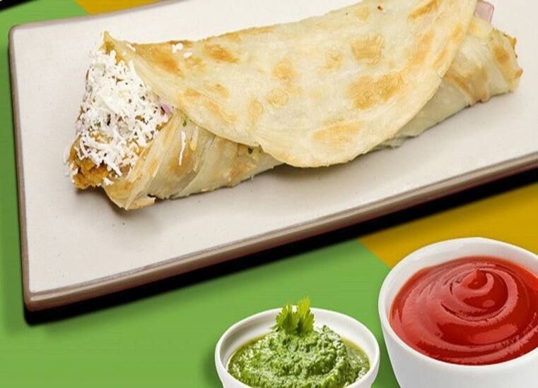 Classic Cheese Masala Veg Roll