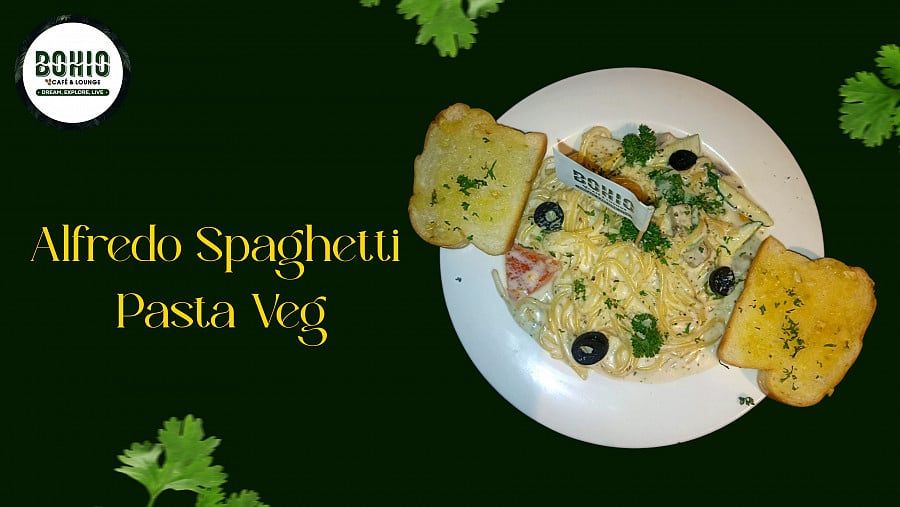 Alfredo Spaghetti Pasta Veg