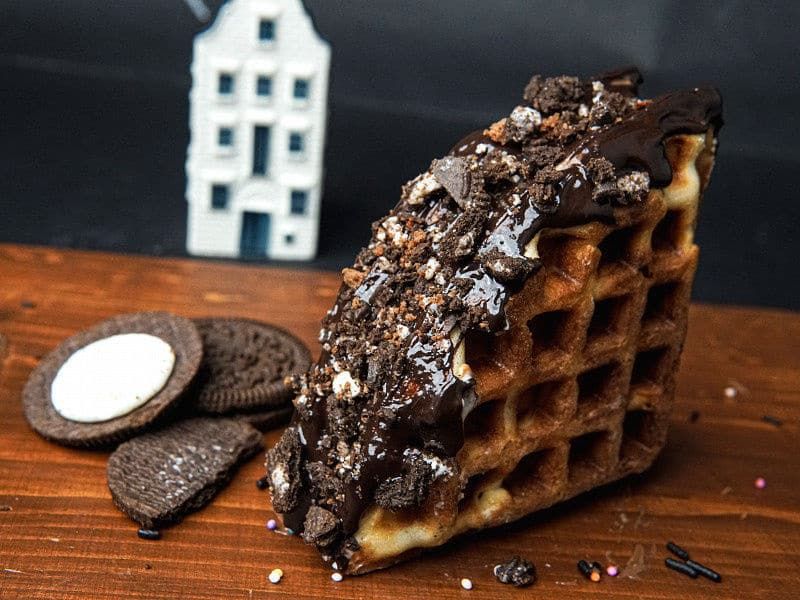 Oreo Chocolate Pocket Waffle