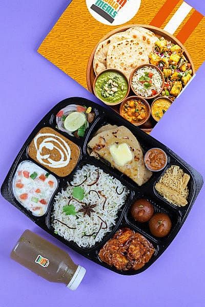 Chicken Tikka Masala Thali Meal
