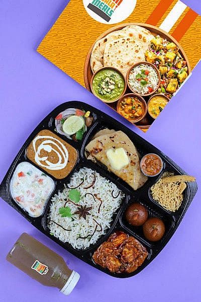 Paneer Tikka Thali Meal
