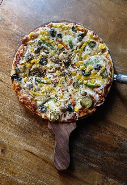 Farm House Veggie Loaded Pizza