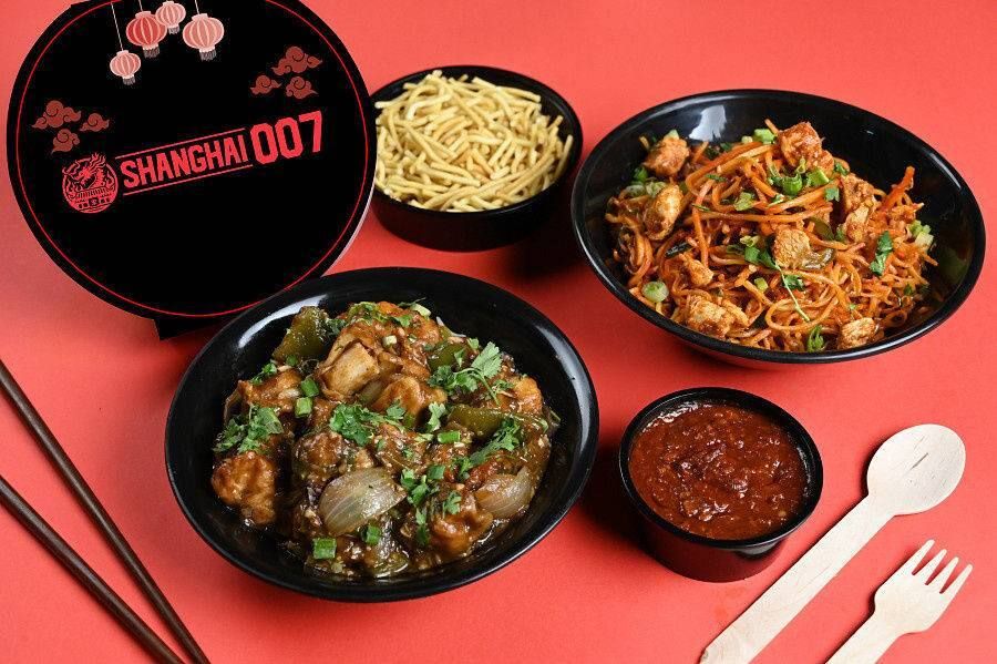 Chicken Chilli + Chicken Schezwan Noodles + Dry Noodles