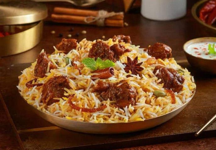 Noosh E Jan Gosht Handi Biryani(Boneless)