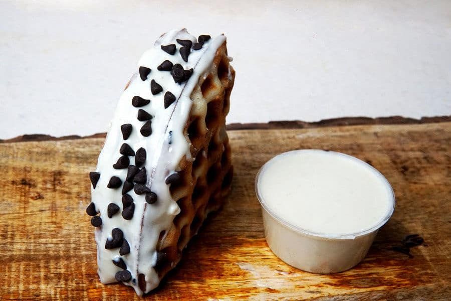 White Chocolate Pocket Waffle