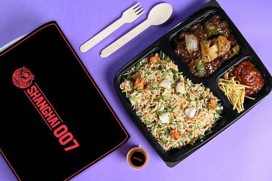 Chicken Manchurian + Chicken Fried Rice + Dry Noodles
