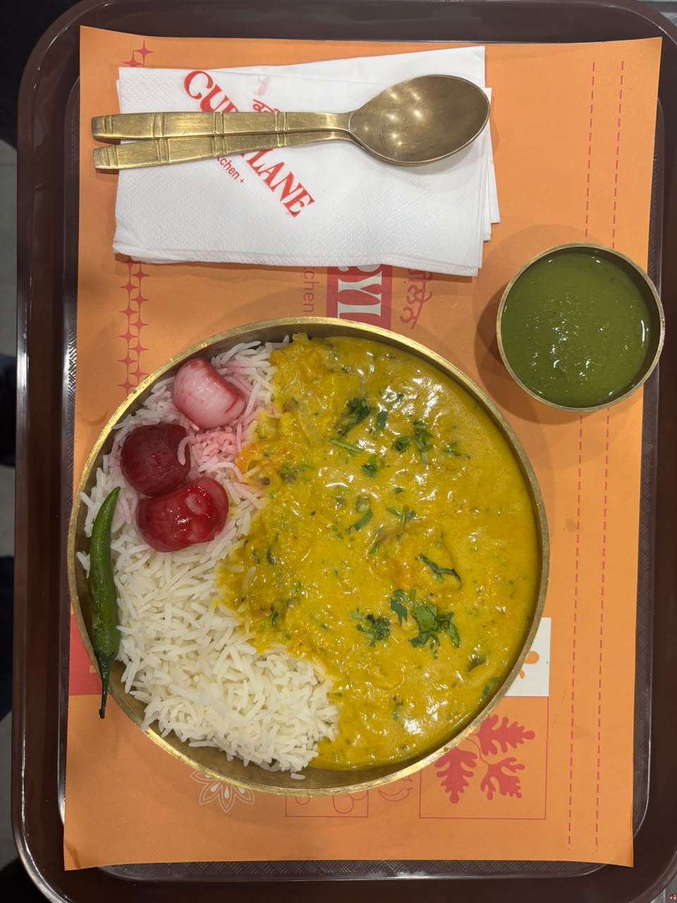 Curry and Rice Bowl (Veg) (CL)