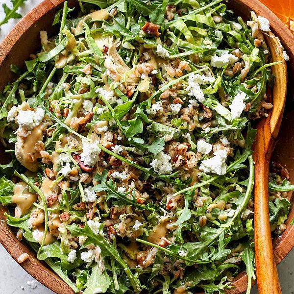 Cheese Garlic Pide, Arugula Salad