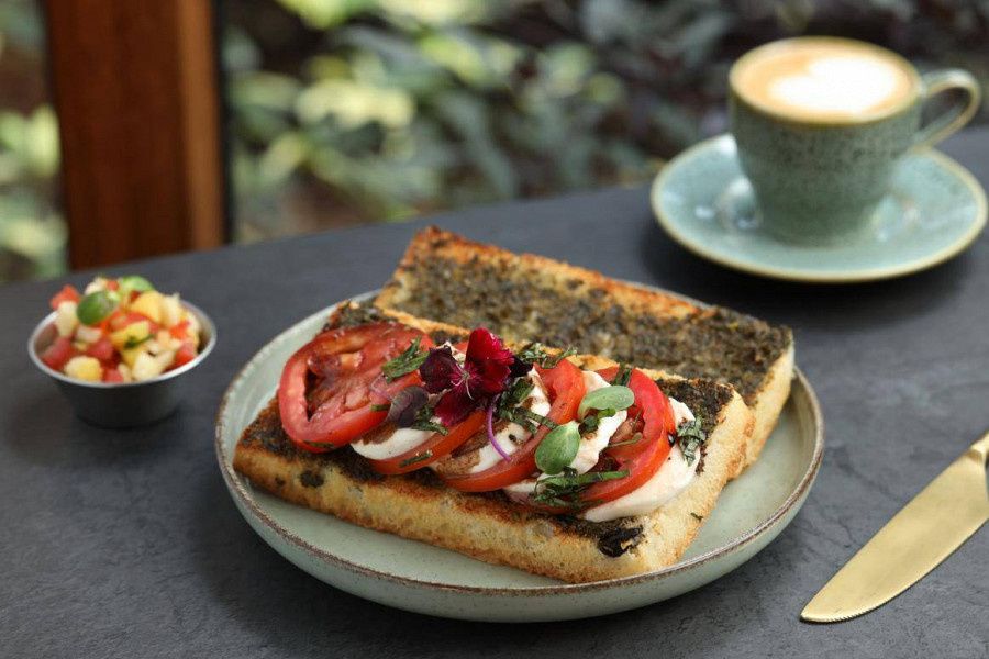 Burrata Cheese Tartine