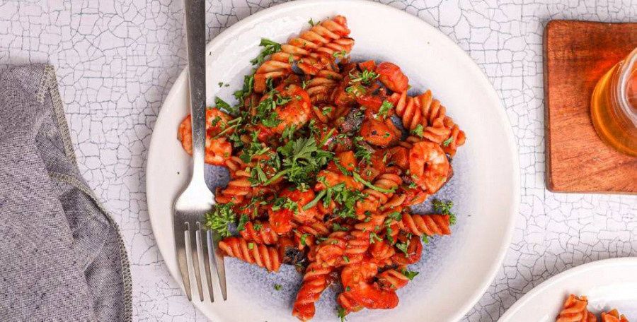 Prawn Penne In Arrabbiata Sauce