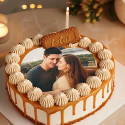 Couple Theme Photo cake- 1kg