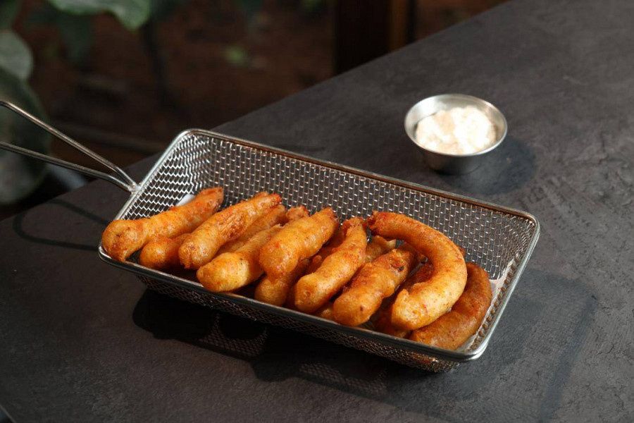 Golden Crispy Corn Ribs