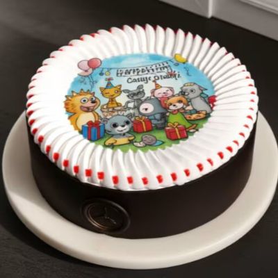 Cartoon Photo Cake -1kg