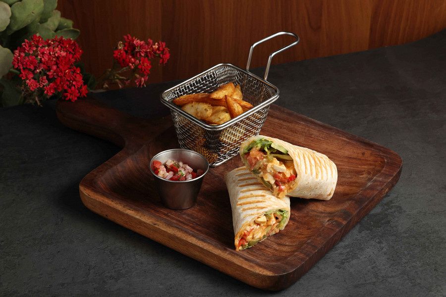Cajun Cottage Cheese Wrap