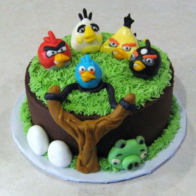 Angry birds cake