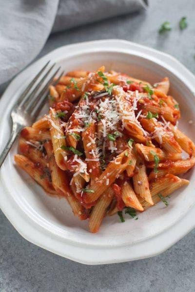 Veg Penne In Arrabbiata Sauce