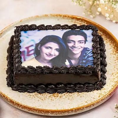 Anniversary Photo cake - 1 kg