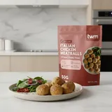 Italian Chicken Meatballs - Parmesan & Sundried Tomato (10 Pieces)