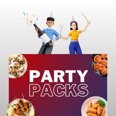 Party Packs (Heat & Eat) new