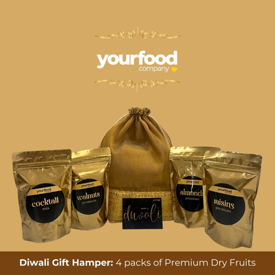 YFC Diwali Gift Set - Set Of 4 Premium Dry Fruits