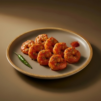 Prawns Sambal (Malaysian Prawns In Sweet & Chilli Paste / 7 Pieces)