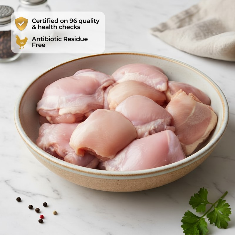 Premium Chicken Thighs (Boneless) - 500g