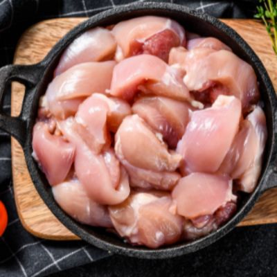 Premium Chicken Thighs (Tikka Cut) - 500g