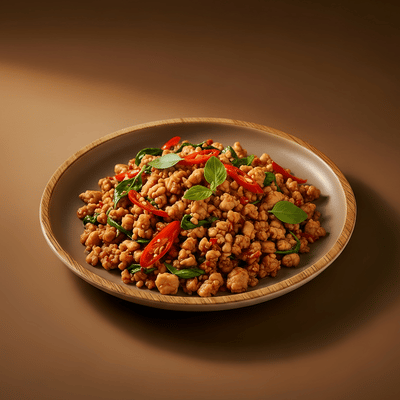 Pad Krapow Chicken (Thai Basil Chicken)