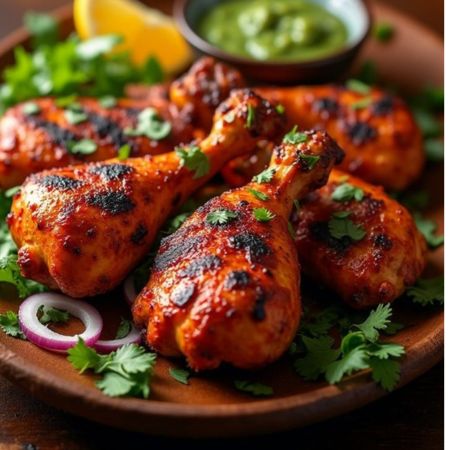 Marinated Amritsari Tangri (Tandoori) - 4 Pieces