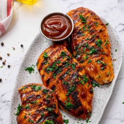 Marinated Chicken Breast American Bbq  - 400g Approx
