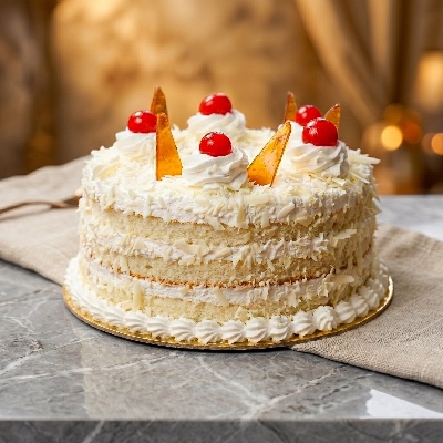 WHITE FOREST CAKE