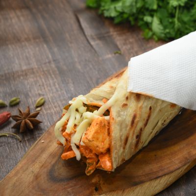 Cheese Paneer Tikka Roll