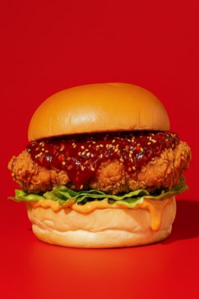 Korean Fried Chicken Burger
