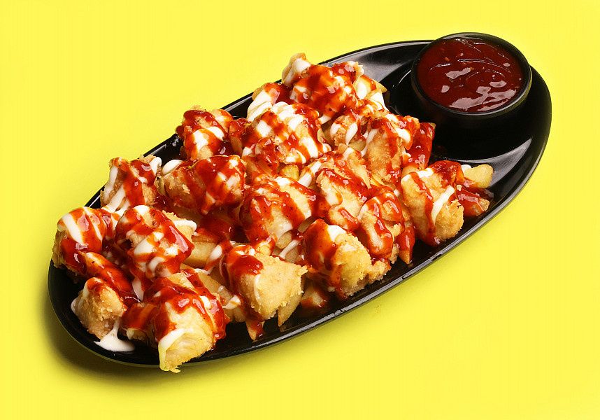 Korean Loaded Chicken Fries